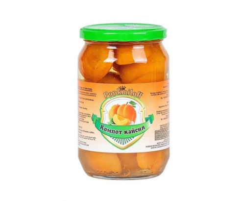 Компот Попкирилов 720мл Кайсия Компот Попкирилов 720мл Кайсия