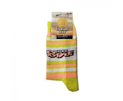 Чорапи 36-39 Дамски с шарка