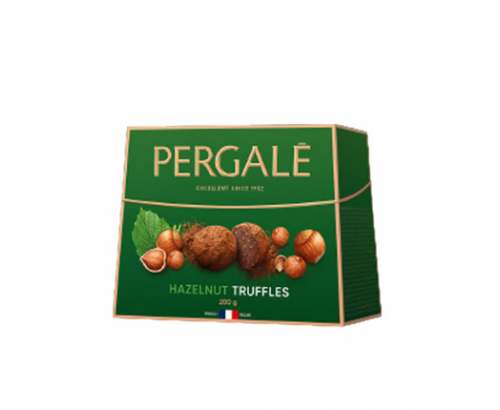 Шоколадови бонбони Пергале трюфел 200г Лешник Шоколадови бонбони Пергале трюфел 200г Лешник