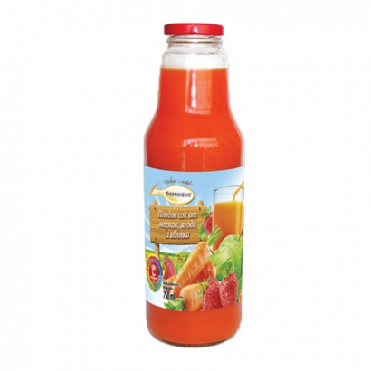 Плодов сок Фамилекс 750мл Морков, ягода и ябълка