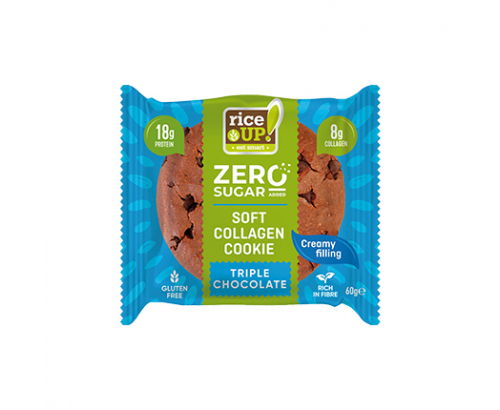 Бисквита Райс Ъп колаген 60г Троен шоколад Бисквита Райс Ъп колаген 60г Троен шоколад