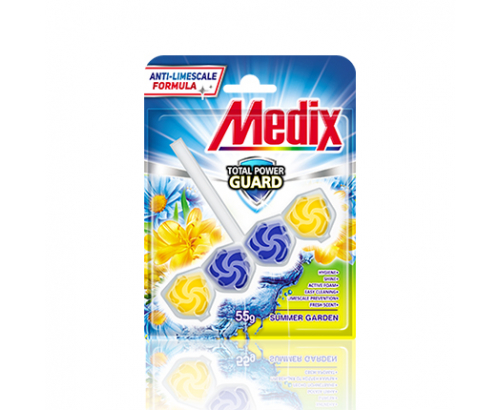 Ароматизатор за тоалетна Медикс 55г Лятна градина Ароматизатор за тоалетна Медикс 55г Лятна градина