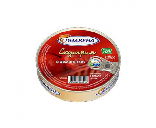 Скумрия Диавена 160г доматен сос Скумрия Диавена 160г доматен сос