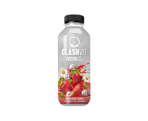 Витаминна вода Клашвит Фокус 475мл Ягода и лайка Витаминна вода Клашвит Фокус 475мл Ягода и лайка