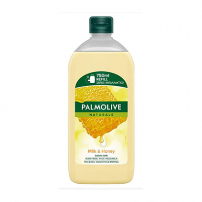 Течен сапун Палмолив 750мл Мед и мляко пълнител
