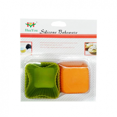 Силиконови формички за мъфини 6бр