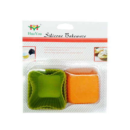 Силиконови формички за мъфини 6бр