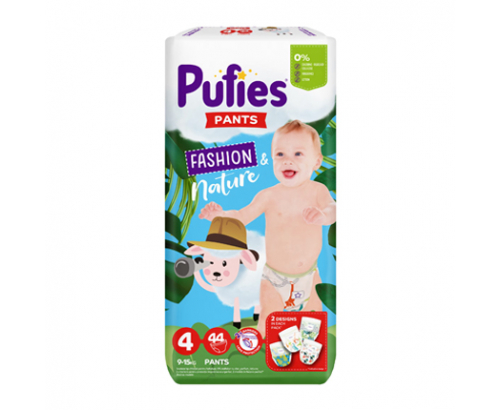 Бебешки гащички Пуфис Макси 44бр 9-15кг Бебешки гащички Пуфис Макси 44бр 9-15кг