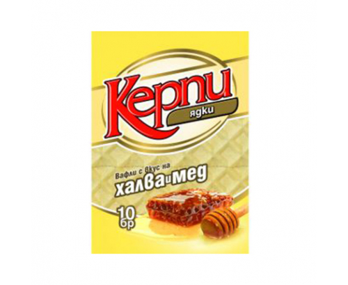 Вафли Керпи 10бр 210г С халва и мед Вафли Керпи 10бр 210г С халва и мед