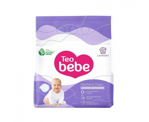 Прах за пране Тео Бебе 1,5кг Лавандула Прах за пране Тео Бебе 1,5кг Лавандула