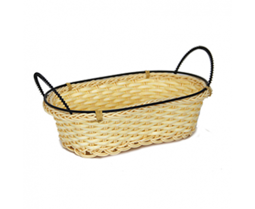 Водоустойчив панер с метални дръжки 23x15x7см Водоустойчив панер с метални дръжки 23x15x7см