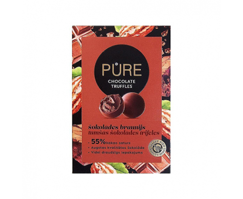 Шоколадови бонбони трюфели Пюр 148г Брауни Шоколадови бонбони трюфели Пюр 148г Брауни