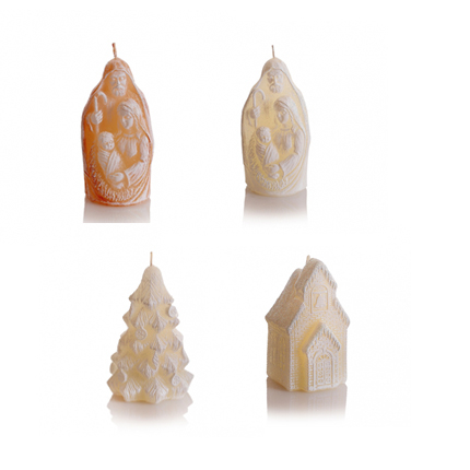 Свещ коледна фигурка