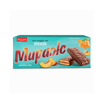 Бисквити Мираж 156г Праскова