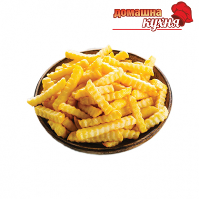 Пържени вълнообразни картофи