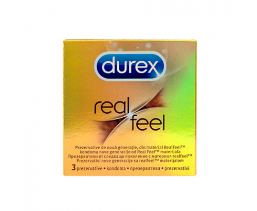 Презервативи Дюрекс 3бр риал фийл Презервативи Дюрекс 3бр риал фийл