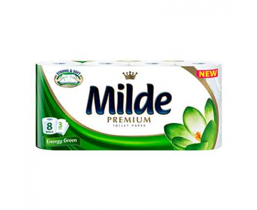 Тоалетна хартия Милде 8бр Дзен Тоалетна хартия Милде 8бр Дзен