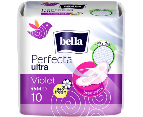 Дамски превръзки Белла Перфекта 10бр Виолет Део фреш Дамски превръзки Белла Перфекта 10бр Виолет Део фреш