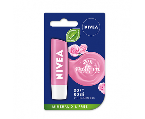 Балсам за устни Нивеа 4,8г Роза Балсам за устни Нивеа 4,8г Роза