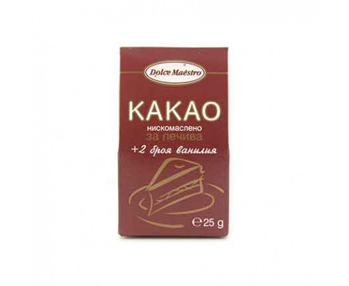 Какао за печива Меркурий 25г + 2бр. ванилия Какао за печива Меркурий 25г + 2бр. ванилия