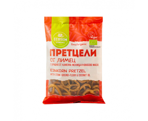 Био претцели от лимец Екосем 50г Био претцели от лимец Екосем 50г