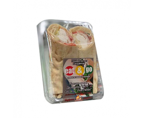 Тортила Ийт енд Го Пуешко филе и деликатес тип Фета Тортила Ийт енд Го Пуешко филе и деликатес тип Фета