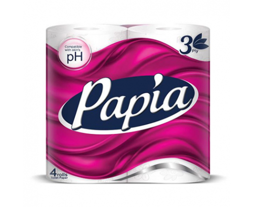 Тоалетна хартия Папиа 4бр Тоалетна хартия Папиа 4бр
