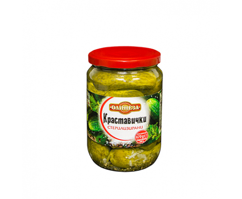 Кисели краставички Олинеза Премиум 670г Кисели краставички Олинеза Премиум 670г