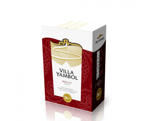 Вино Вила Ямбол 3л Мерло Вино Вила Ямбол 3л Мерло