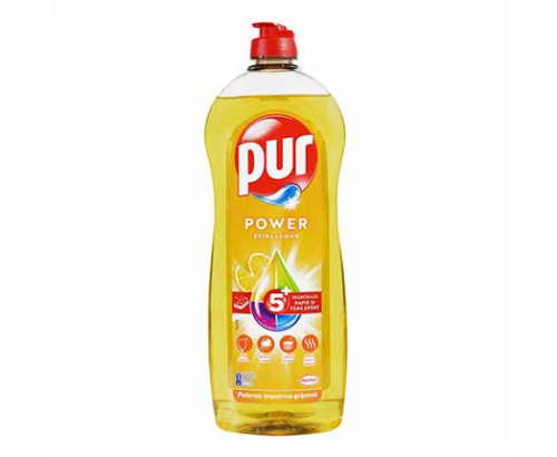 Препарат за съдове Пур 750мл Лимон Препарат за съдове Пур 750мл Лимон