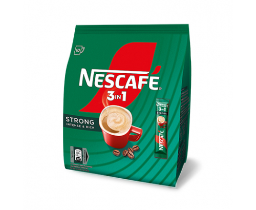 Кафе микс Нескафе 3в1 10х17г Стронг Кафе микс Нескафе 3в1 10х17г Стронг