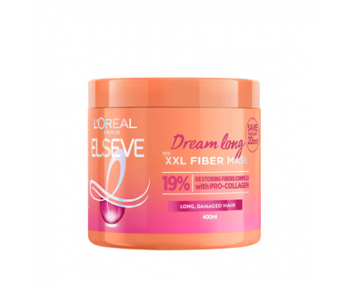 Маска за коса Елсев 400мл Дрийм лонг ХХL файбър Маска за коса Елсев 400мл Дрийм лонг ХХL файбър