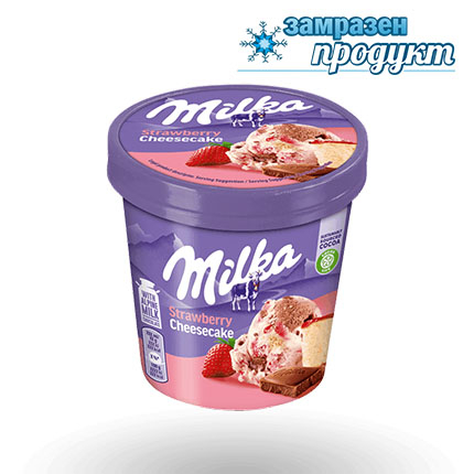 Сладолед Милка 425мл Ягодов чийзкейк