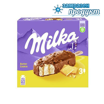 Сладолед Милка 3х90мл Бътър куки Сладолед Милка 3х90мл Бътър куки