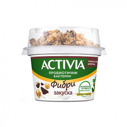 Активиа Закуска 165г С черен шоколад