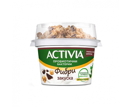Активиа Закуска 165г С черен шоколад Активиа Закуска 165г С черен шоколад