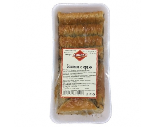 Баклава с орехи Данели 400г Баклава с орехи Данели 400г