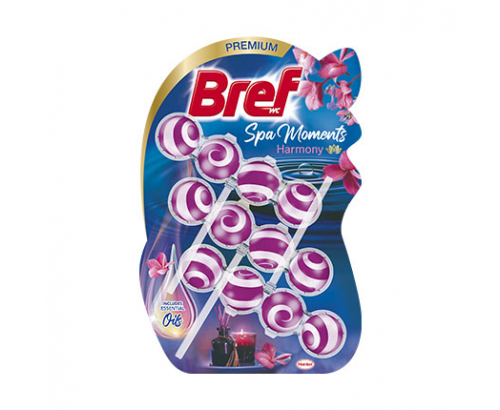 Ароматизатор за тоалетна Бреф Премиум 3х50г Спа Хармония Ароматизатор за тоалетна Бреф Премиум 3х50г Спа Хармония