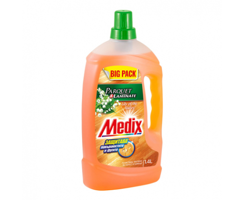 Почистващ препарат за паркет и ламинат Медикс 1,4л Момина сълза Почистващ препарат за паркет и ламинат Медикс 1,4л Момина сълза
