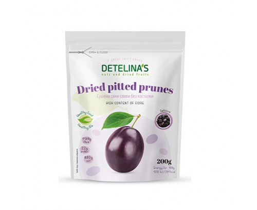 Сушени сини сливи Детелина 200г Без костилка Сушени сини сливи Детелина 200г Без костилка