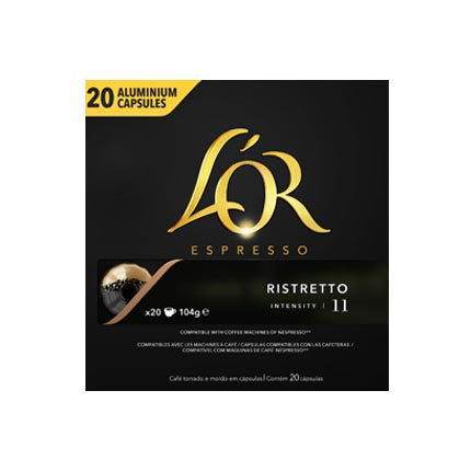 Кафе капсули Лор 20бр Ристрето
