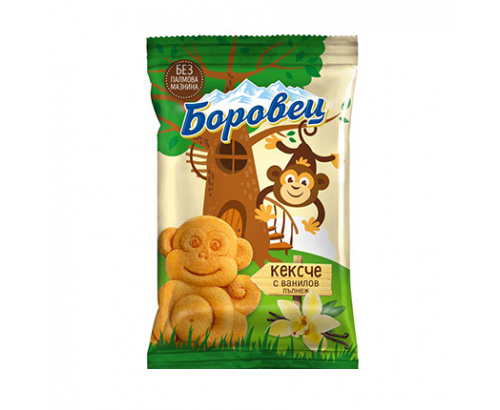 Кексче Боровец 30г С ванилов пълнеж Кексче Боровец 30г С ванилов пълнеж