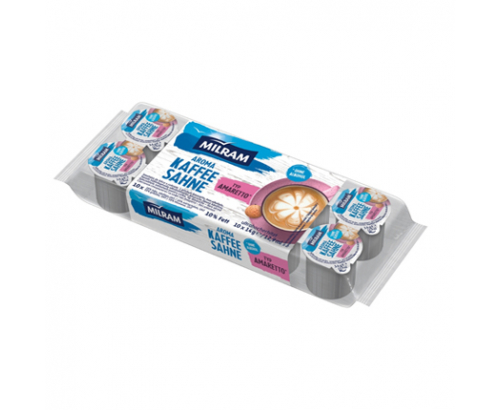 Кондензирана сметана за кафе Милрам 10х14г Кондензирана сметана за кафе Милрам 10х14г