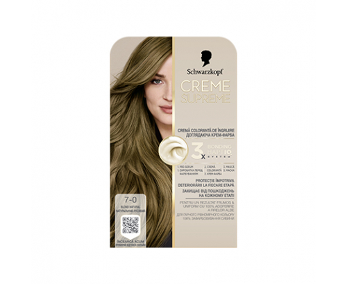 Боя за коса Крийм Сюприм 7-0 Естествено русо Боя за коса Крийм Сюприм 7-0 Естествено русо