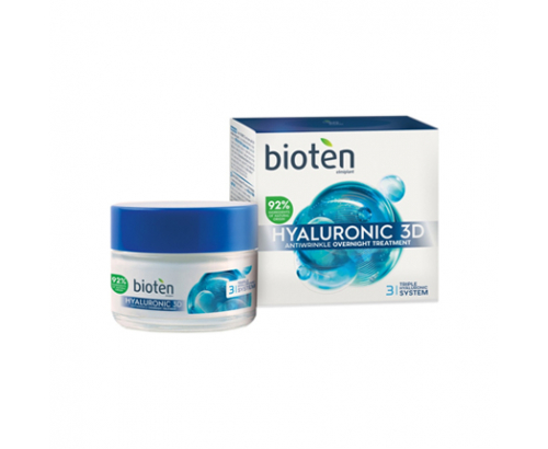 Крем за лице Биотен Хиалуроик 3D 50мл Нощен Крем за лице Биотен Хиалуроик 3D 50мл Нощен