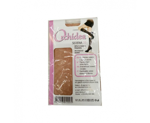 Чорапи Орхидея 3/4 фигурални бежови Чорапи Орхидея 3/4 фигурални бежови