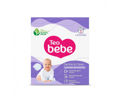 Прах за пране Тео Бебе 225г Лавандула Прах за пране Тео Бебе 225г Лавандула
