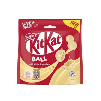 Топчета Кит Кат 140г С бял шоколад