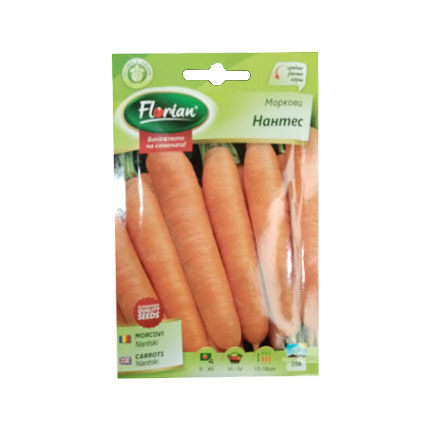 Семена на моркови сорт Нантес 5г