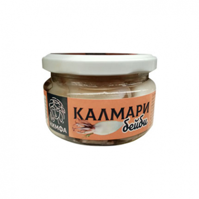 Бейби калмари Нимфа 180г Мариновани